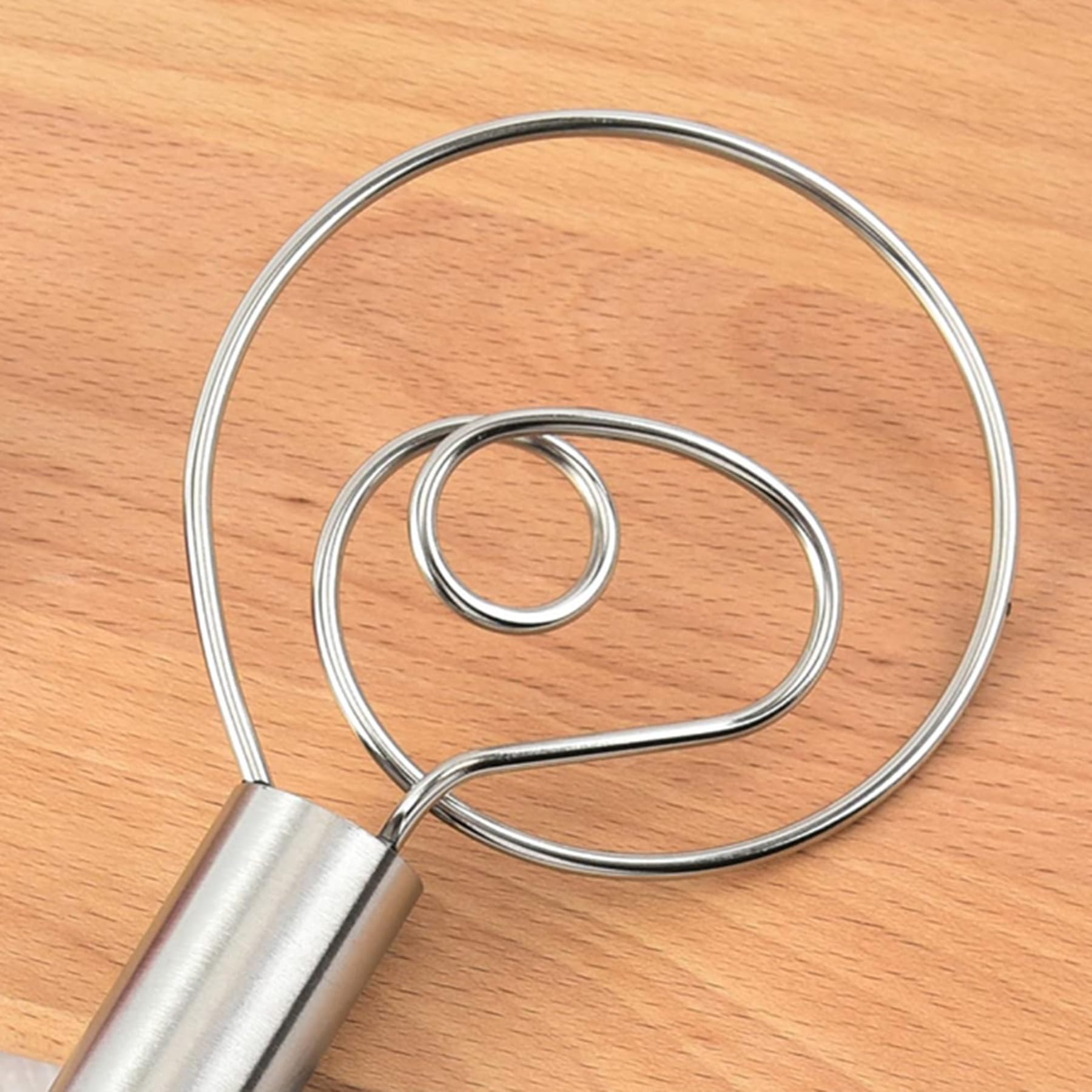 Danish Dough Whisk, Premium 304 Stainless Steel Bread Whisk - Image 3