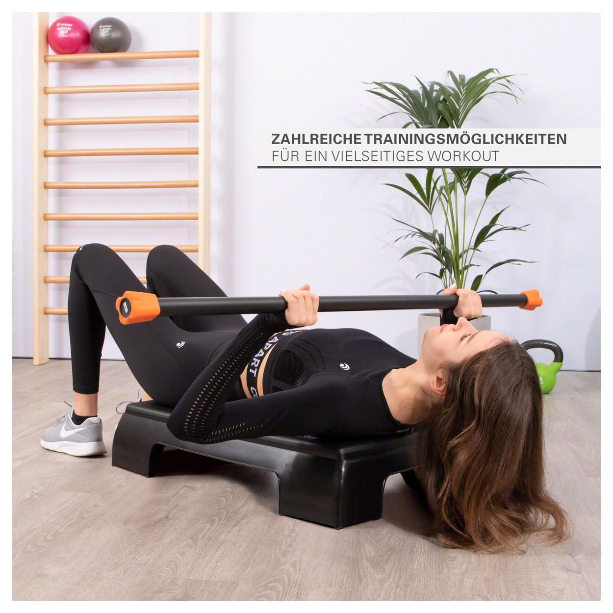 Stepp Brett Stepper Aerobic Studio Fitness Step Board Einteilig