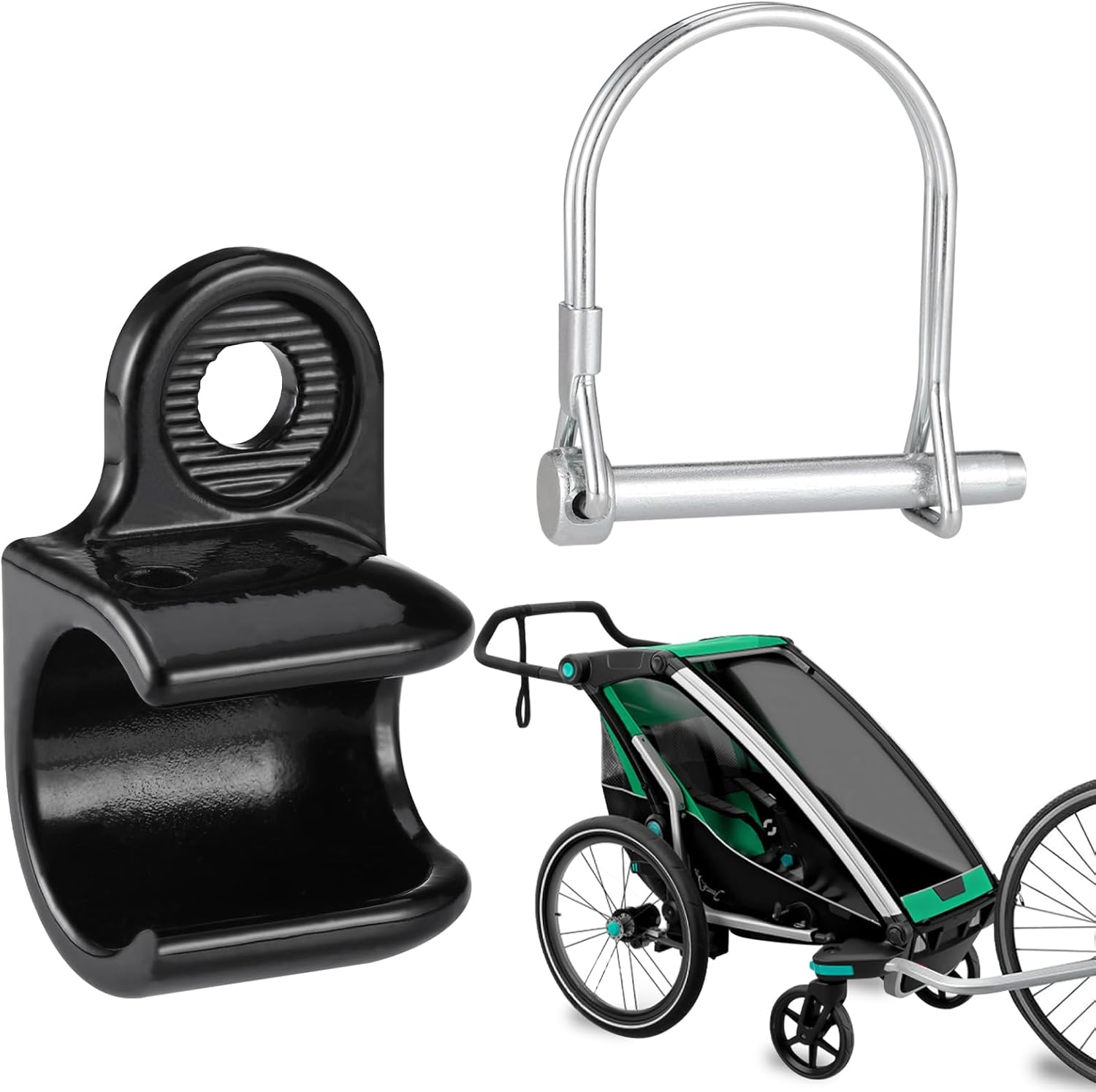 Hejo Bicycle Trailer Coupling for Thule Chariot, Bike Trailer Coupler