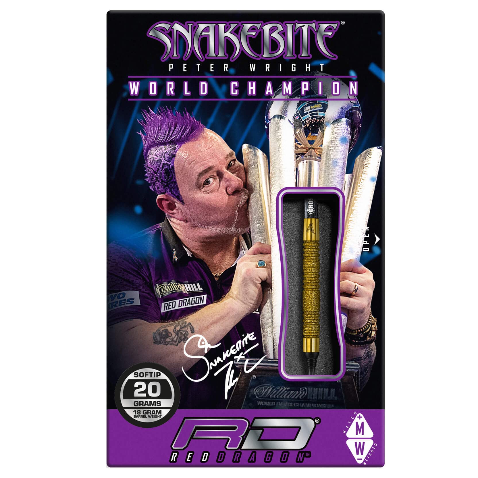 RED DRAGON Fléchettes Tungstène 90% 18g Professionnelles - Soft Tip - Match Weighed ±0.1g - Jeu Complet