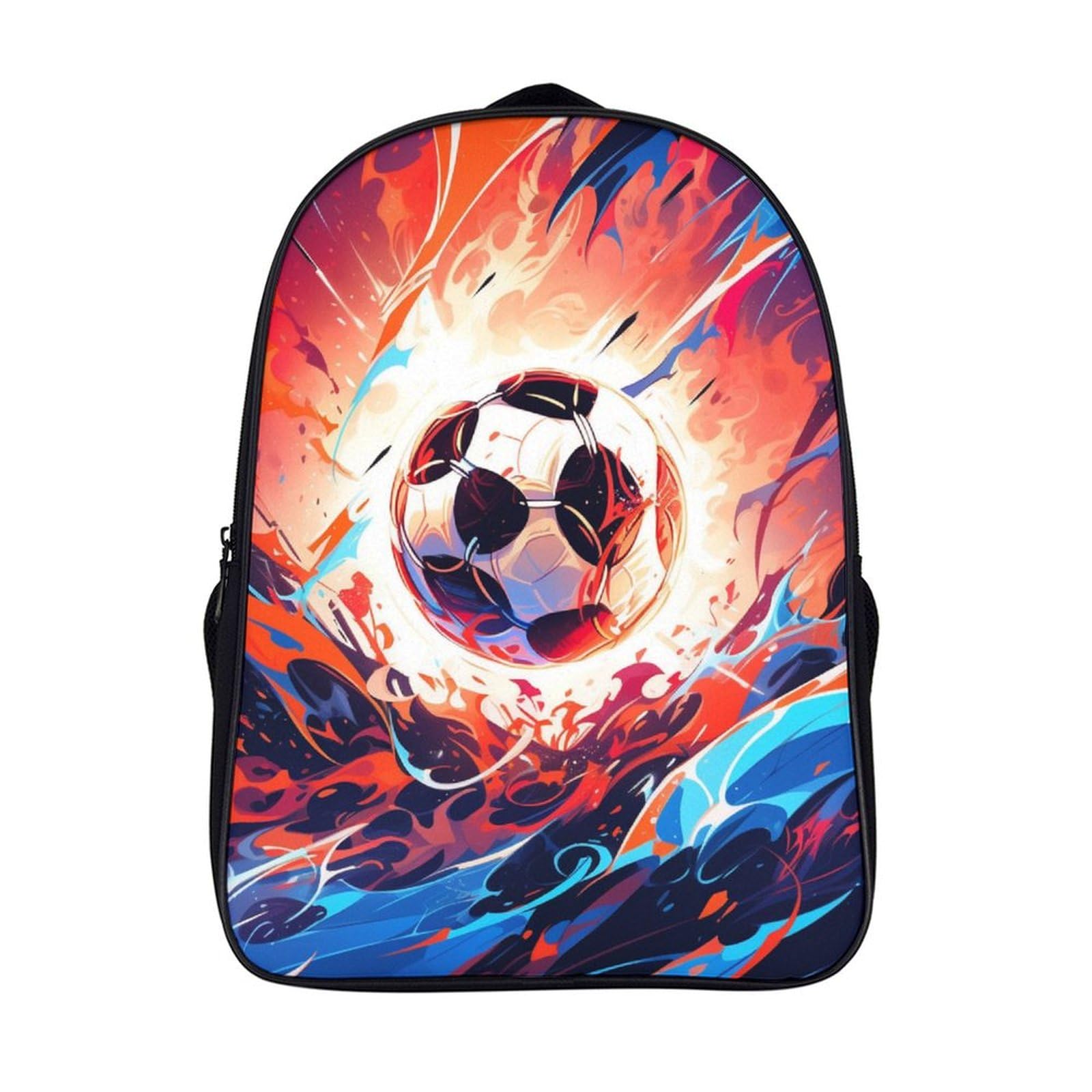 Mochila escolar de fútbol 3D ideal para regalar a niños 7