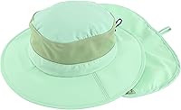 Vista 14 de Home Prefer Sombrero de sol para niños al aire libre UPF50+ Sombrero de pesca de ala ancha con solapa para el cuello