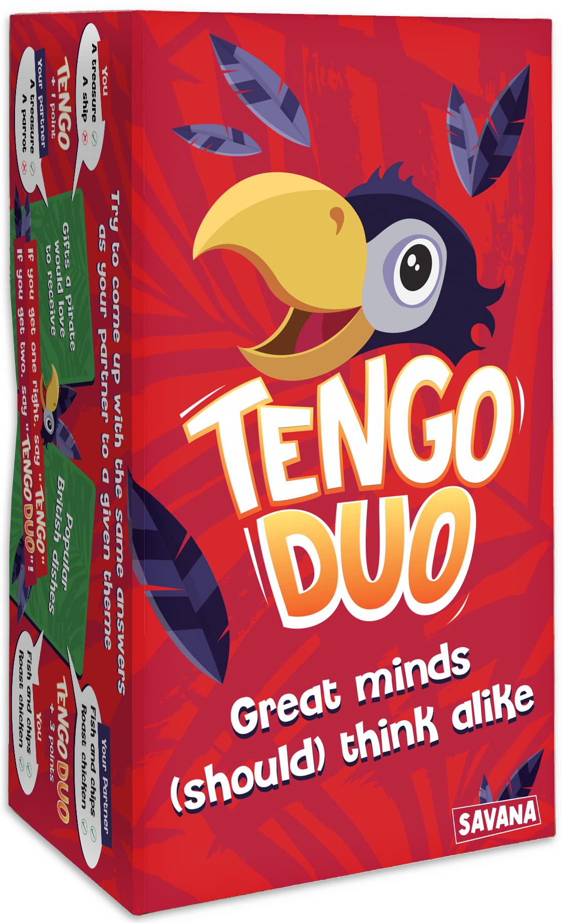 Tengo Duo – Gioco Da Tavolo Cooperativo Di Carte Per Famiglie E Feste – Indovina Le Risposte E Vinci!