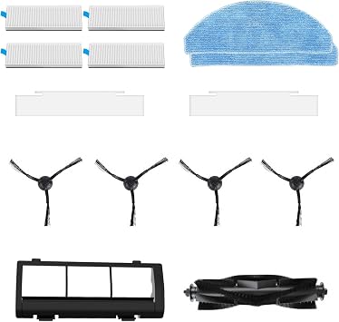 Tikom Brushes & Filters Accessories Kit, Only for G8000 Max and 2025 Year L8000 Pro & L8000 Plus Robot Vacuum