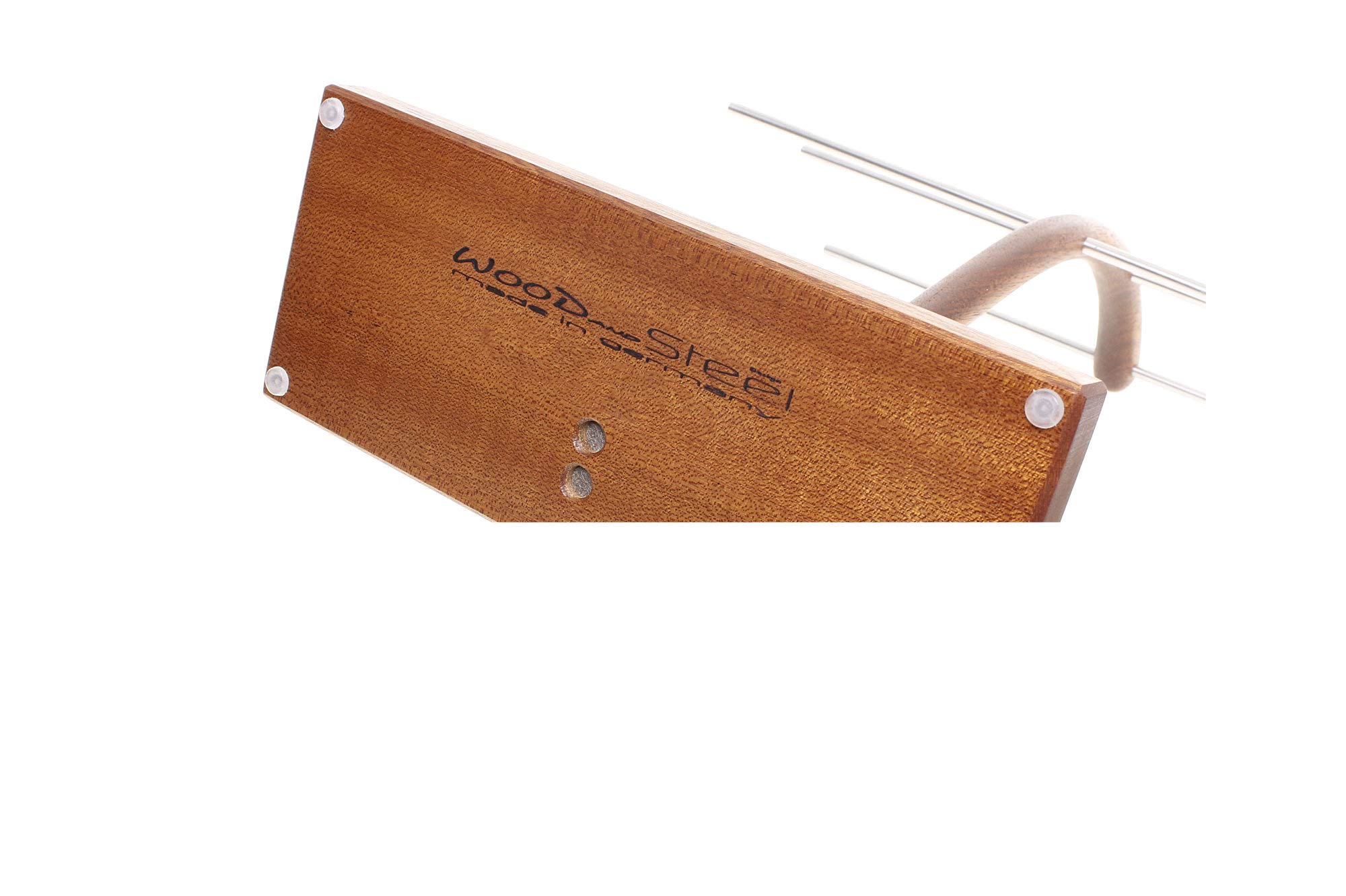Wood-and-Steel-Design Schmuckbäumchen, Mahagoni Holz, 3 Ebenen | Schmuckständer, Schmuckhalter, Schmuckbaum