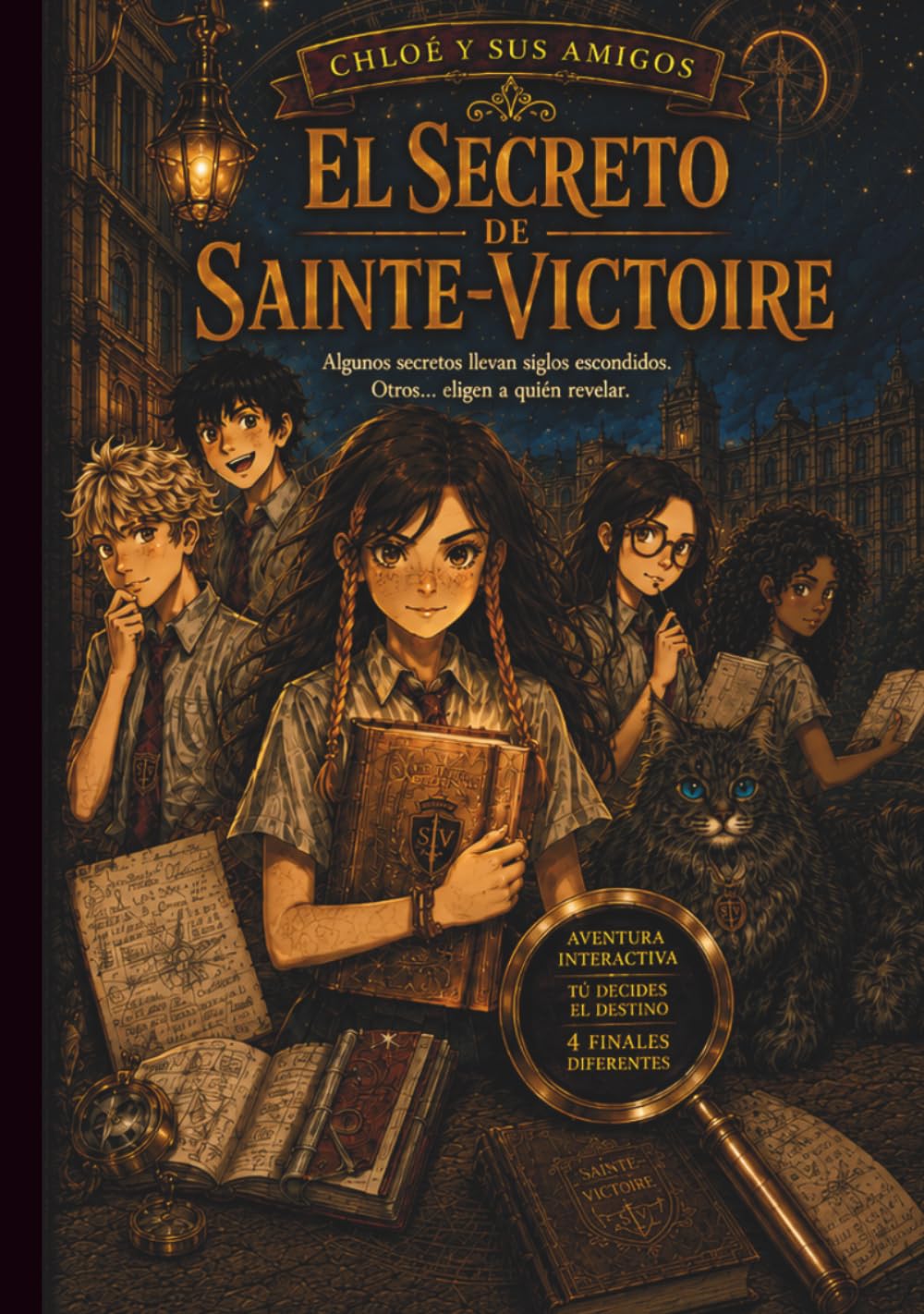 El Secreto de Sainte-Victoire (Libro interactivo ilustrado de misterio y aventura): Una aventura de Chloé y sus amigos