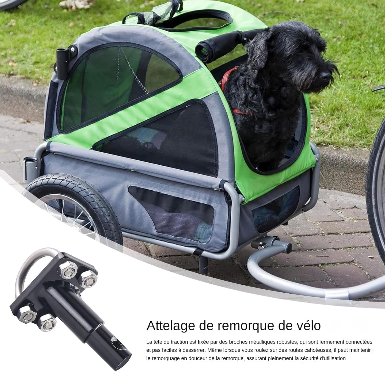 Fahrrad AnhäNger,FahrradanhäNger Kupplung,Fahrrad AnhäNgerkupplung,Schnellkupplung Tiere & Transport – Schnelle Kupplung, VerstäRkte TragfäHigkeit FüR Den TäGlichen Transport, Outdoor (1pc) Sport & Freizeit