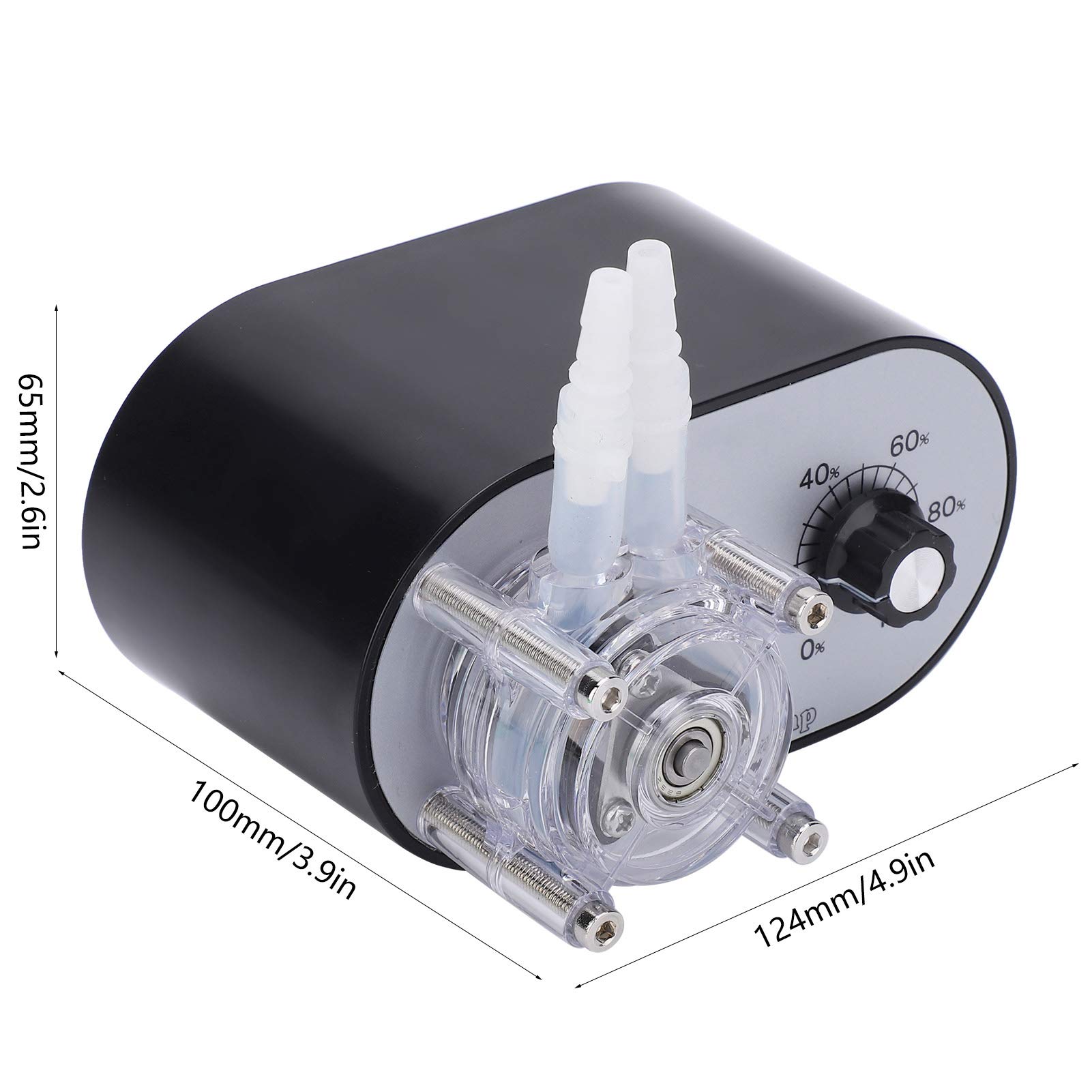 Eujgoov Bomba peristáltica, Bomba de autoaspiración para experimentos 114-500ml/min AC100-240V(EU piug)