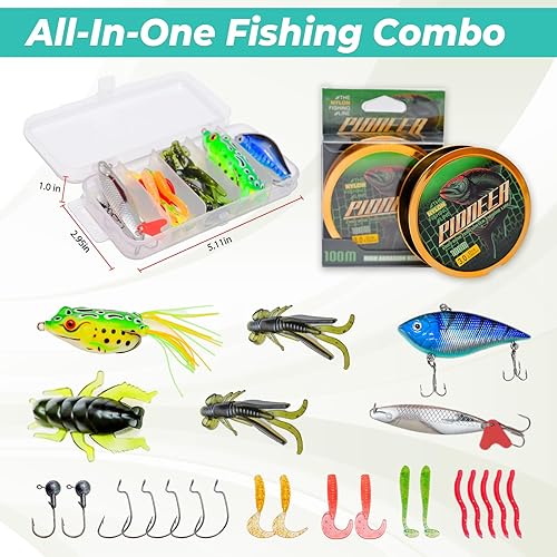 Miniatura 3 de Combo de caña de pescar telescópica y carrete, paquete de 2 varillas de viaje de fibra de carbono de 5.9 pies y 6.89 pies, 2 carretes giratorios