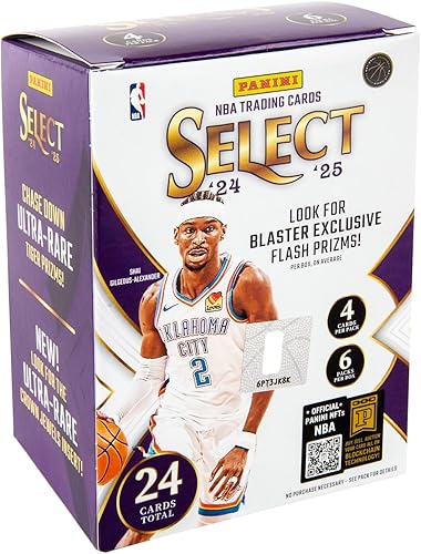 Panini Select 2024-25 - Caja de cartas coleccionables de baloncesto