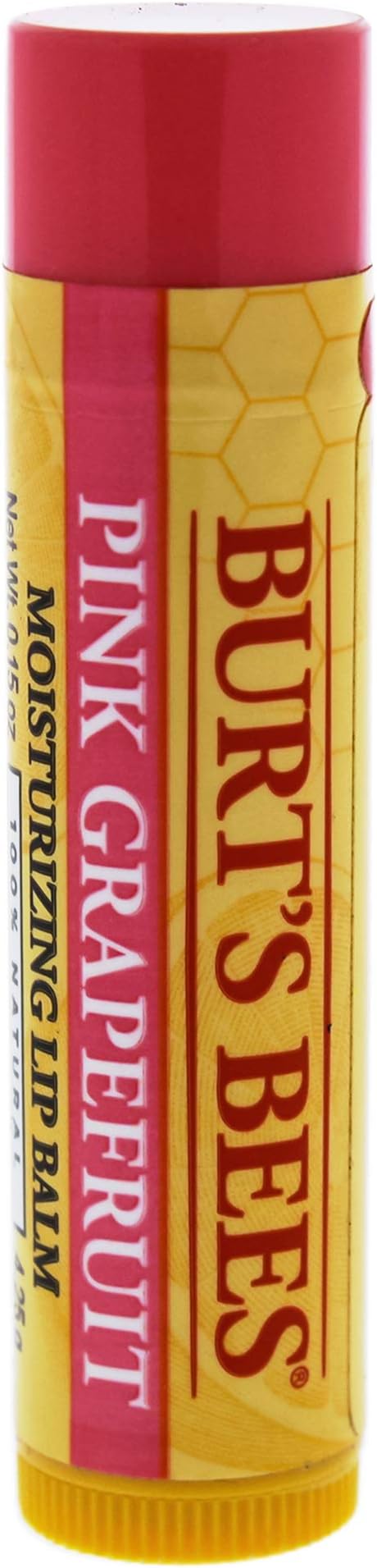 Burt's Bees Lip Balm, with Pink Grapefruit, 0.15 oz by Burt's Bees