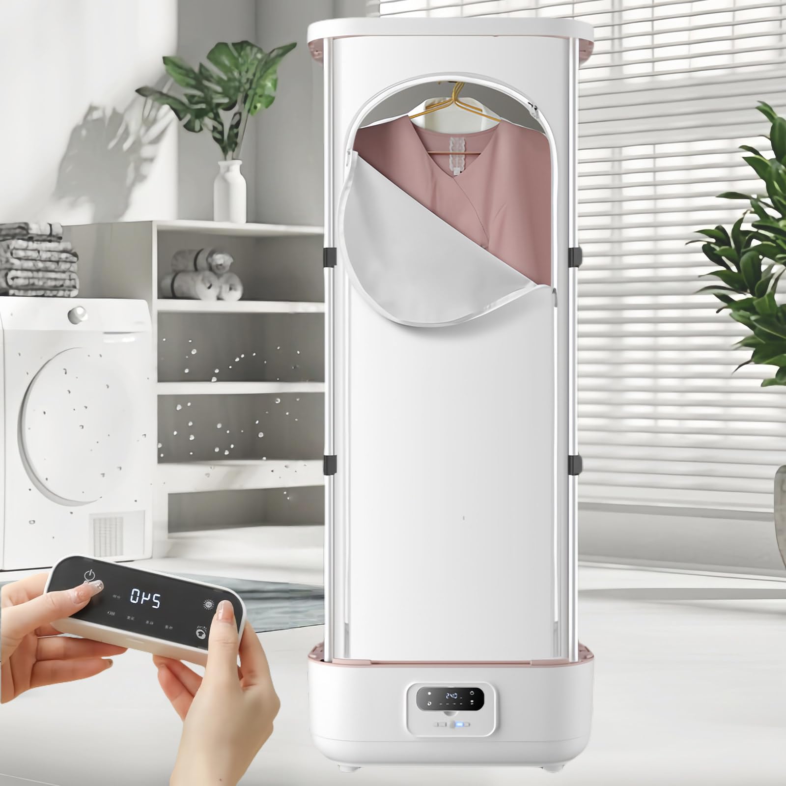Glowdora Smart Steam Dryer, Fully Automatic Clothing Care Machine, Household Dryer, Portable Dryer, Steam Hanging Iron, 900w Steam Wardrobe With Remote Control/Built-In Aromatherapy Box