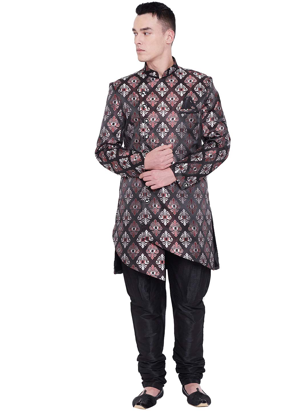 SGDONOR Indo Western Sherwani Set For Men