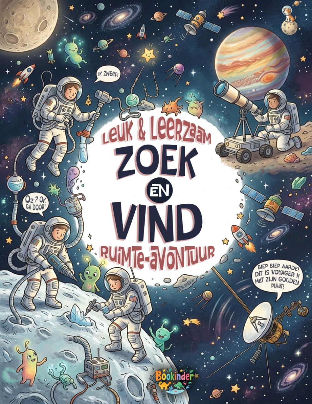 Zoek en Vind: Ruimteavontuur Activiteitenboek voor kinderen van 4 tot 6 jaar