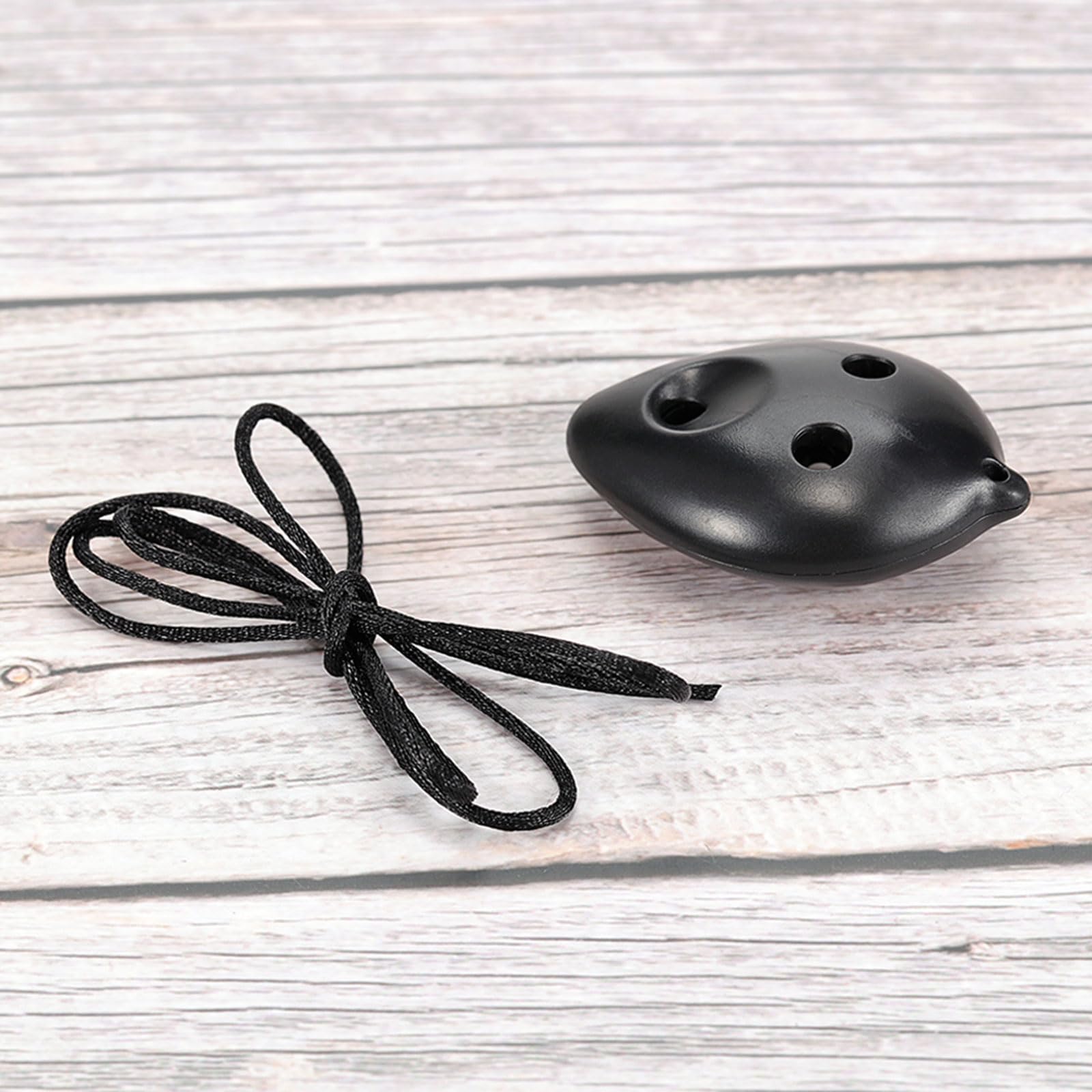 Ocarina en plastique à 6 trous pour débutants, flûte en plastique avec conception ergonomique, facile à et à transporter pour les adultes