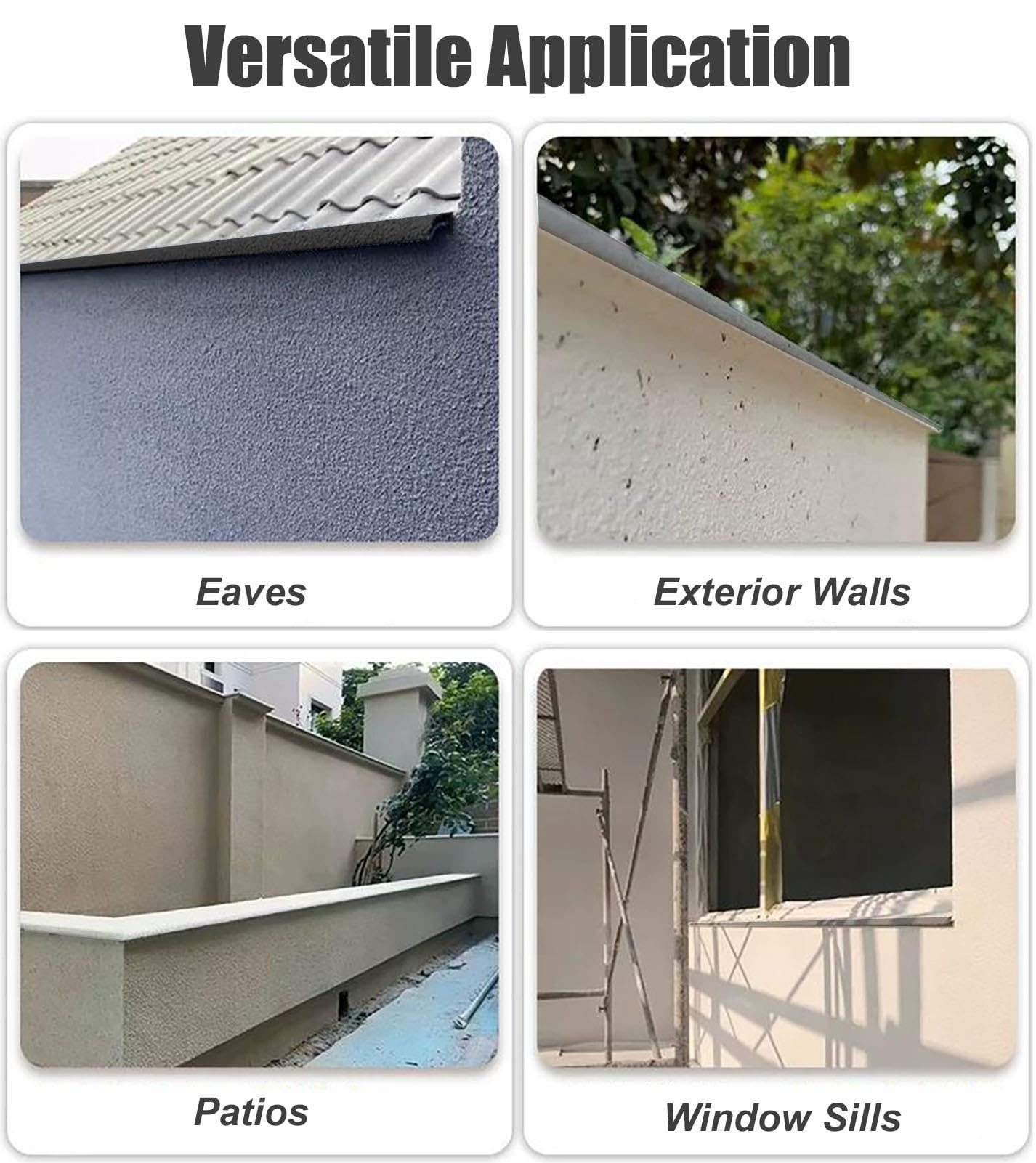 Vierteaguas Muro Exterior Desviador de Lluvia para Tejados de Aluminio