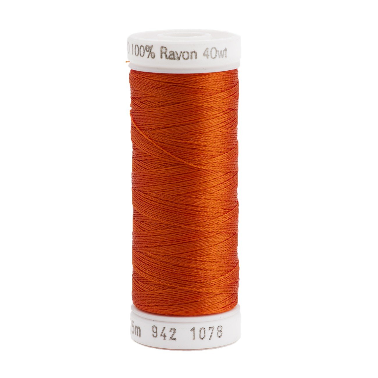 Fil Sulky Mandarine Rayonne 40 aux finitions satinées pour création textile
