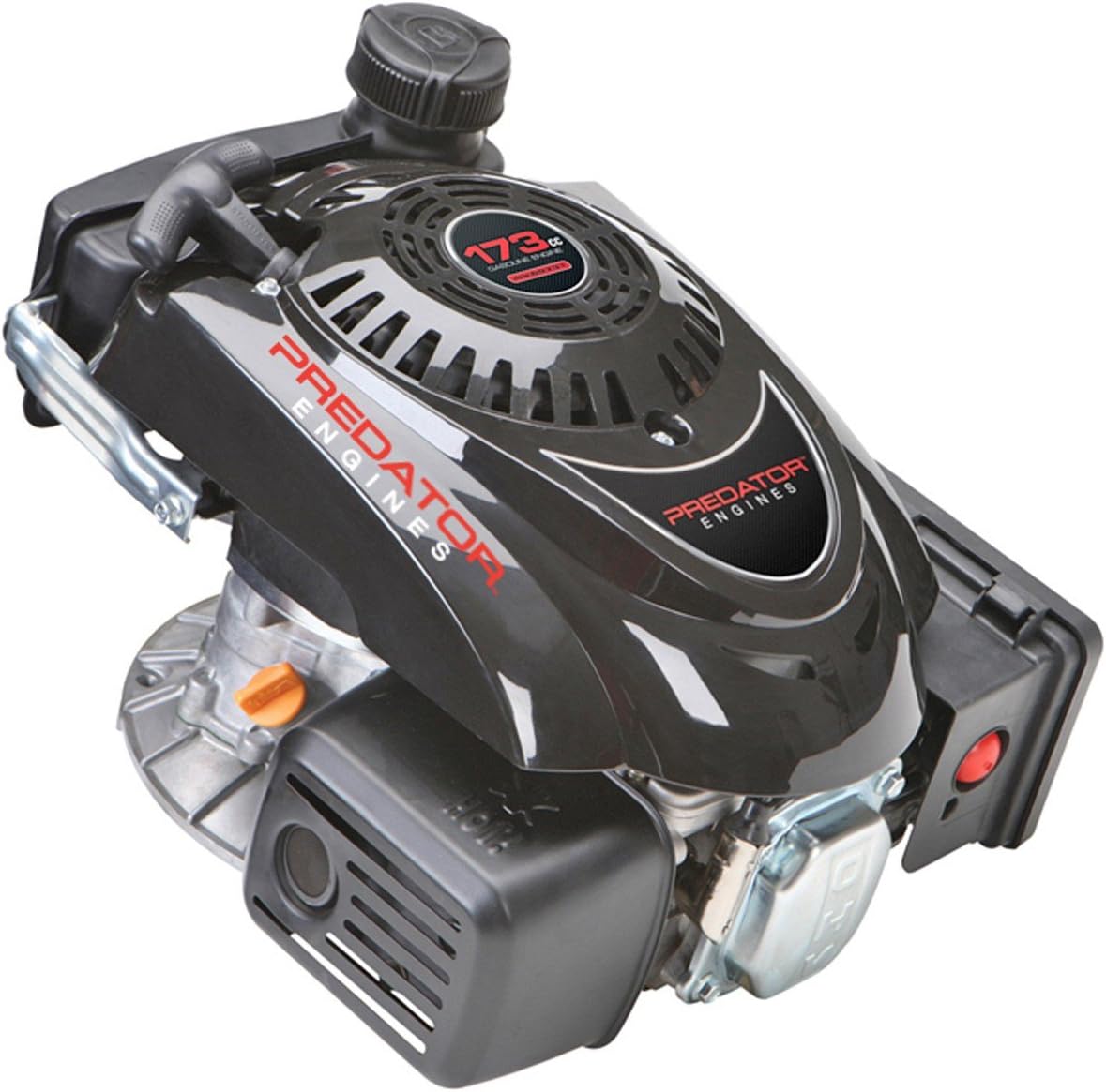 Predator 5.5 HP 173cc OHV Vertical Shaft Gas Engine - Certified for California; Fuel Shut Off and Recoil Start