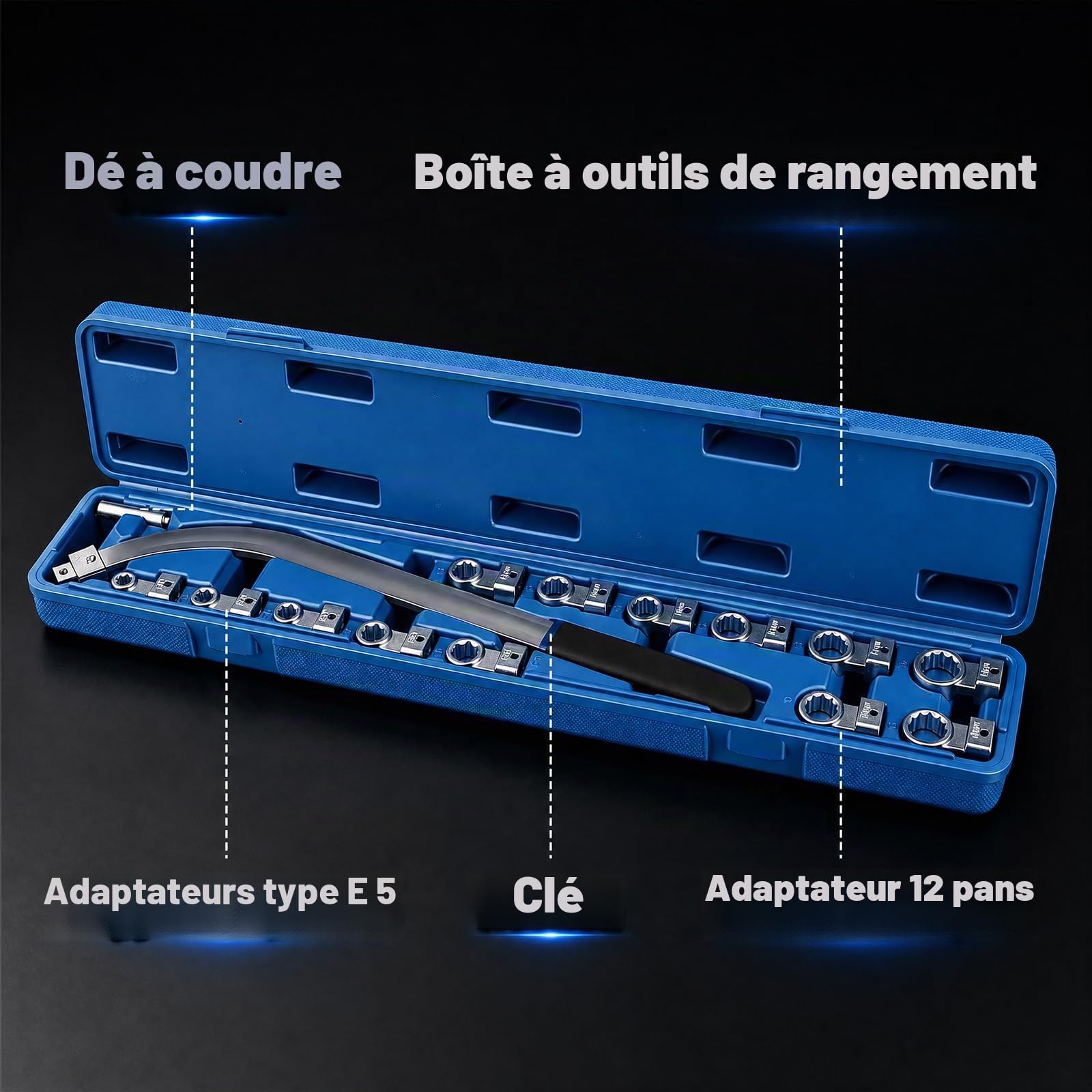 Kit Galet tendeur Courroie Accessoire Universel 15 pièces