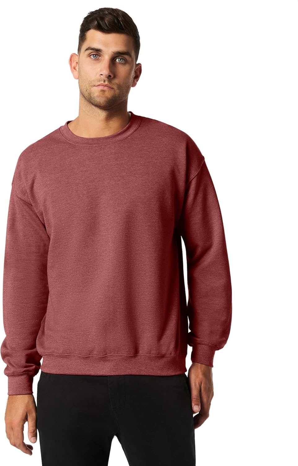 Gildan Adult Heavy Blend™ Adult 8 oz., 50/50 Fleece Crew L HT SP DRK MAROON