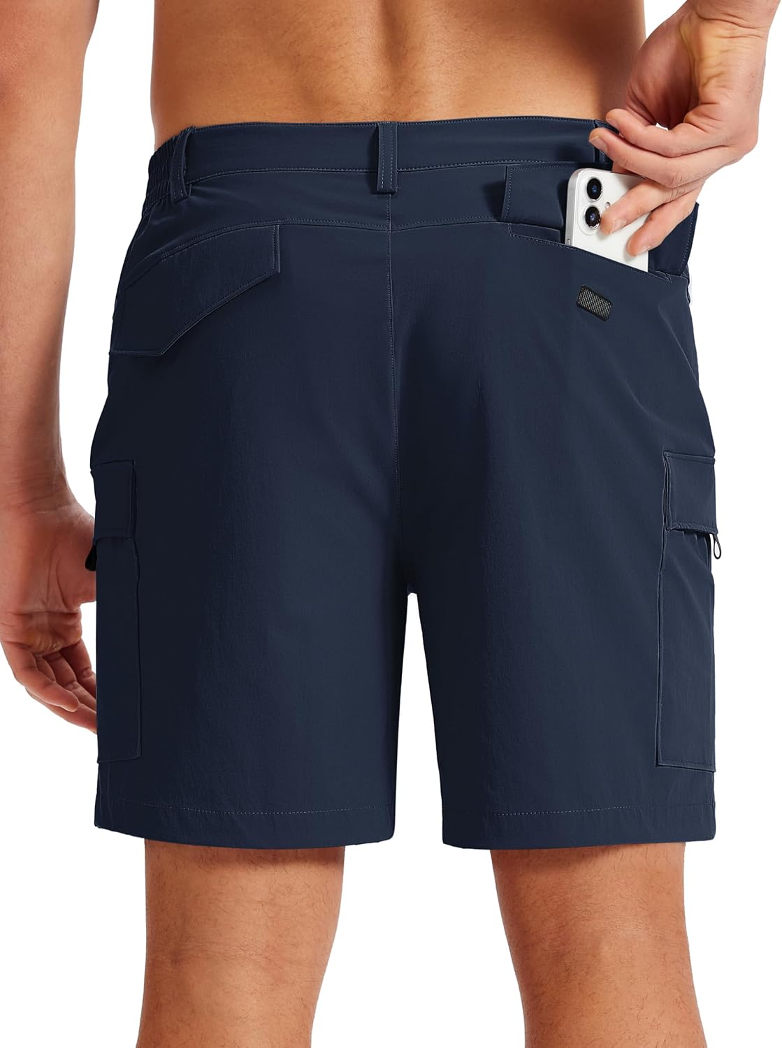 TACVASEN Men's Hiking Cargo Shorts 7" Golf Lightweight Quick Dry Stretch