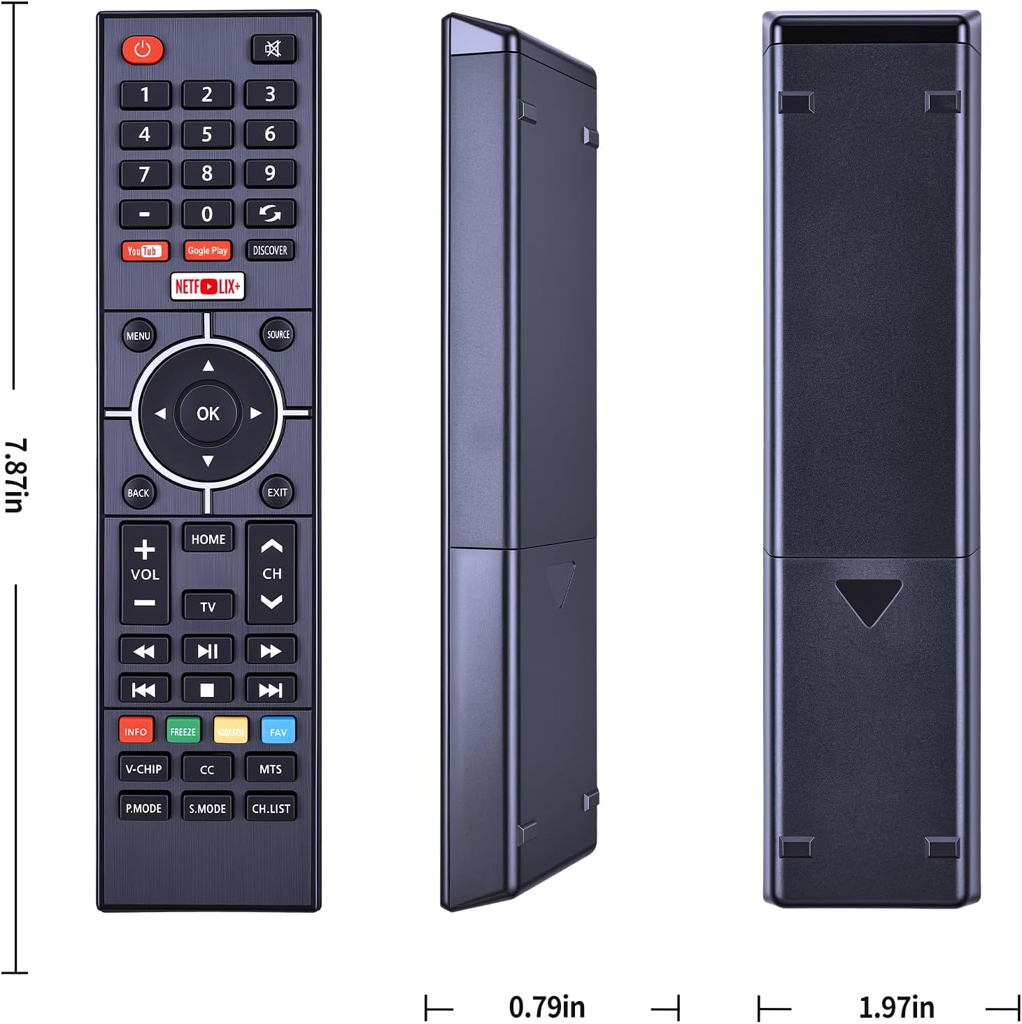 Universal Replacement Remote for Element Smart TV image 2