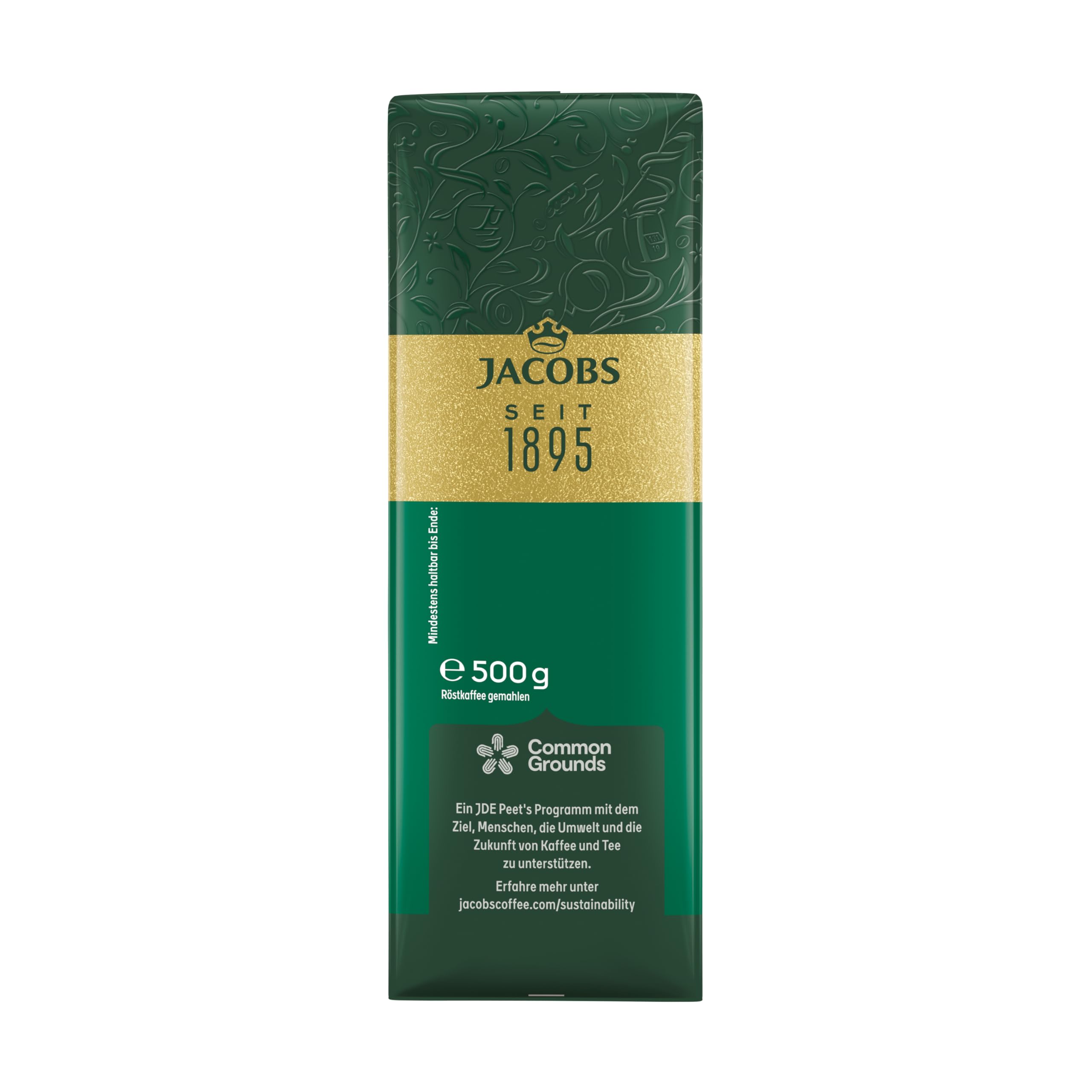 Jacobs Krönung Classic, Gemahlener Röstkaffee, Mittlere Röstung, 500g (1er-Pack)