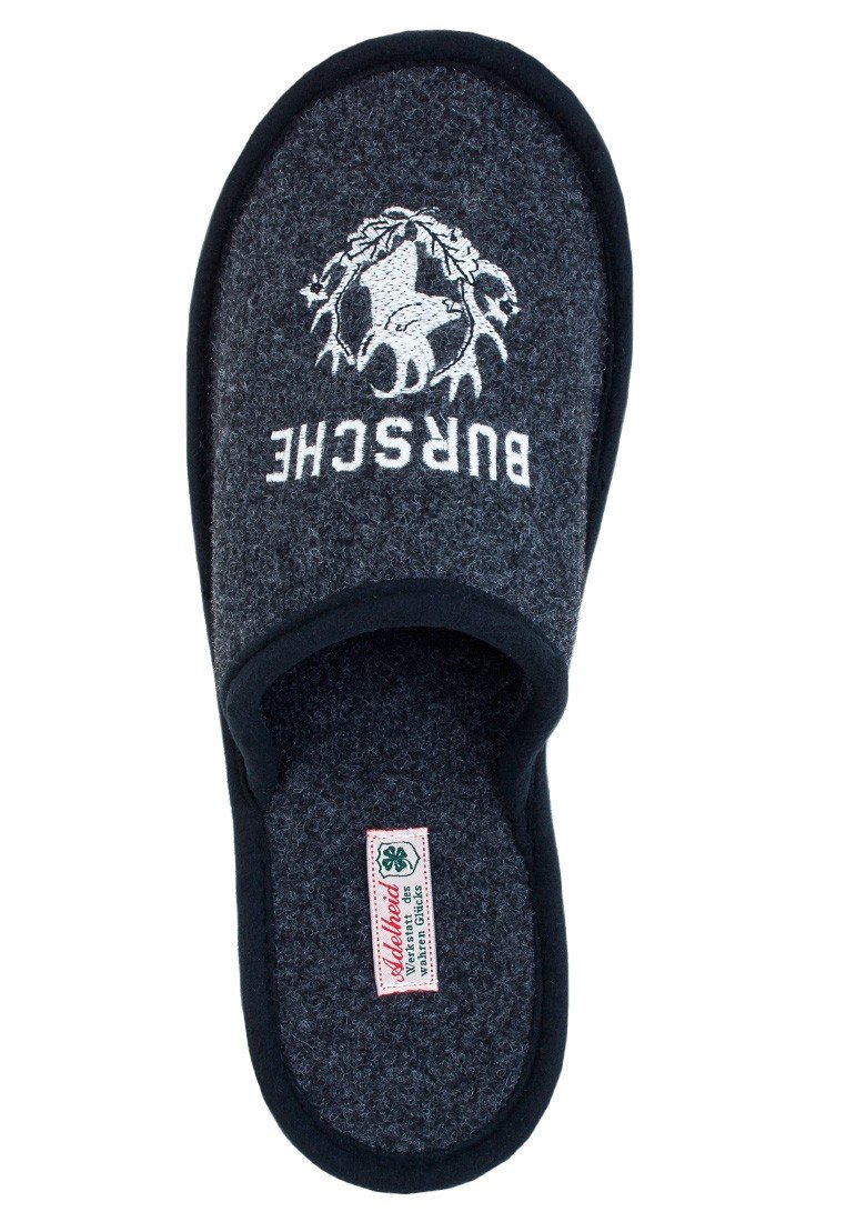 Adelheid Naturbursche Filzpantoffel - aus Wollfilz - Made in Portugal praktische Doppelgrößen