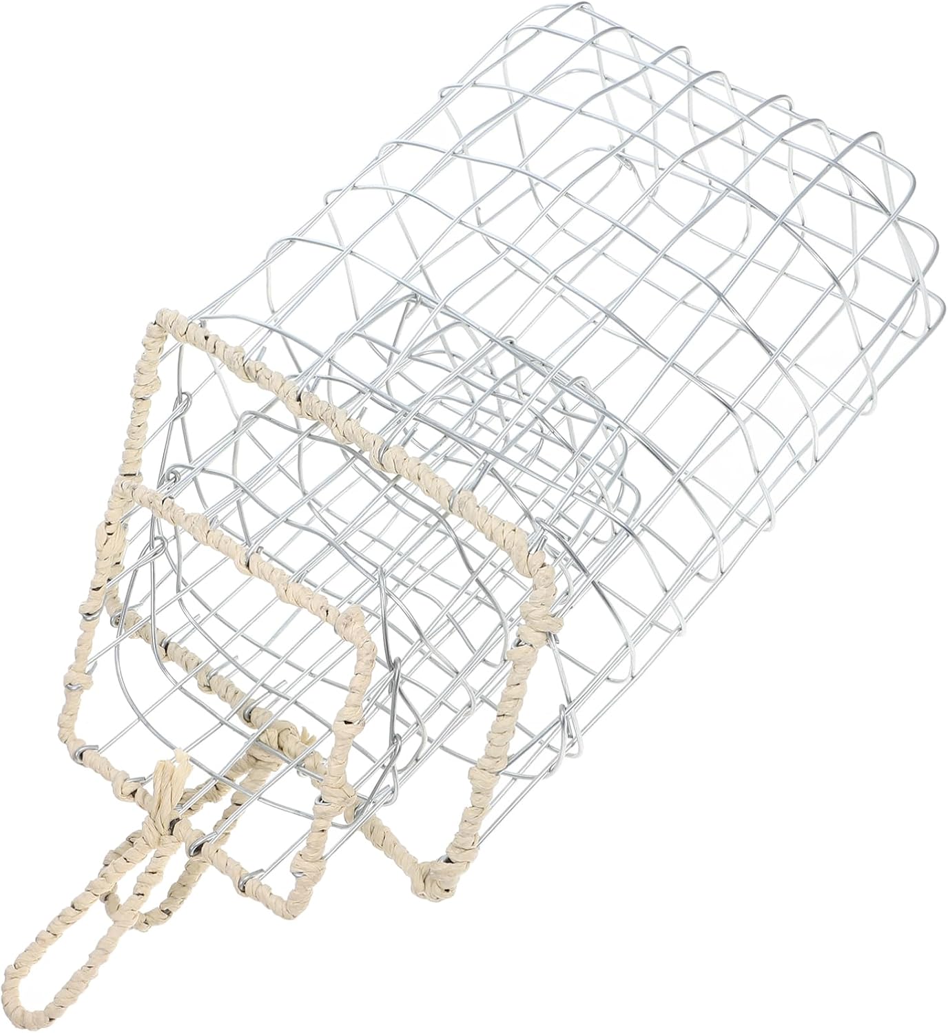 Abaodam 2Pcs Wire Storage Baskets Durable Hanging Baskets for Home Organization Wire Baskets for Towels Sundries and Magazines Practical and Lightweight Design