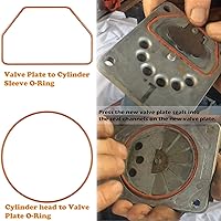 Vista 5 de Kit de pistón compresor KK-4835 Kit de repuesto de varilla de conexión para Craftsman Devildiss Dewalt Porter Cable Bomba de compresor de aire sin