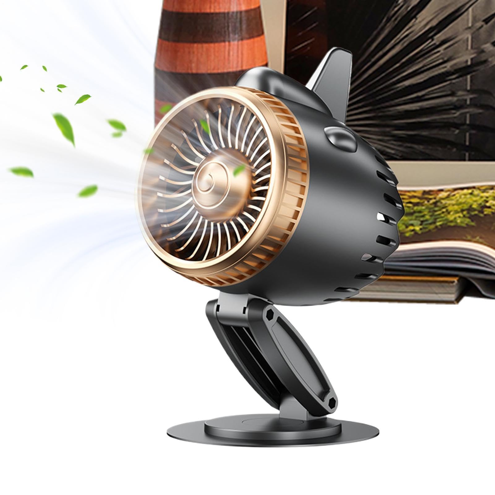 Ventilador de motor de avión 5 velocidades silenciador recargable por USB