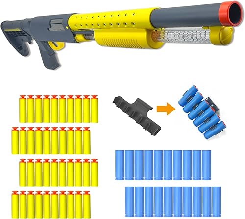 GINCHO Catapult - Pistola de acción para rifle de juguete, pistola de dardos de espuma suave con eyección de concha. Juego de disparo perfecto,