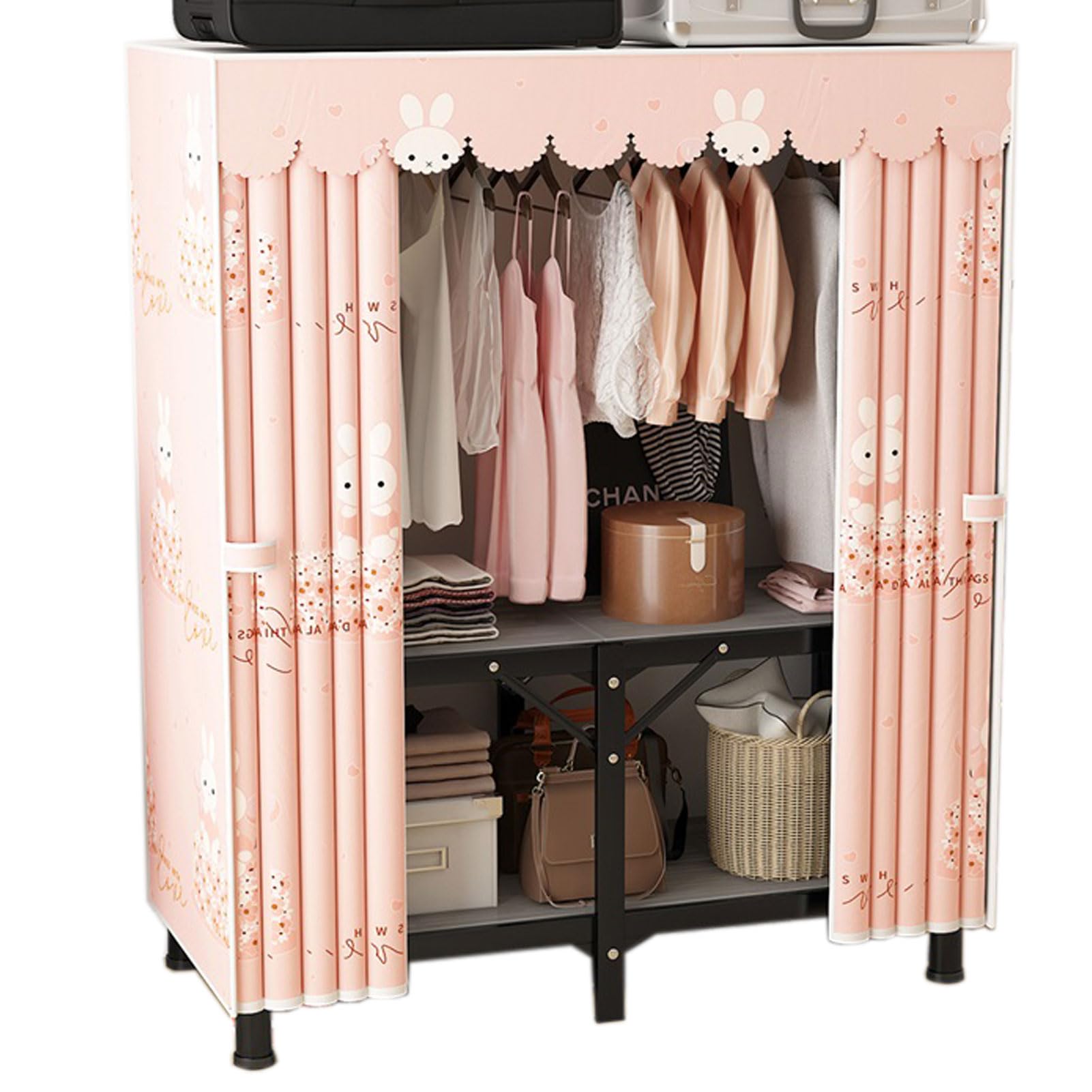 コートラック 家具 98インチ クローゼットオーガナイザー ワードローブ