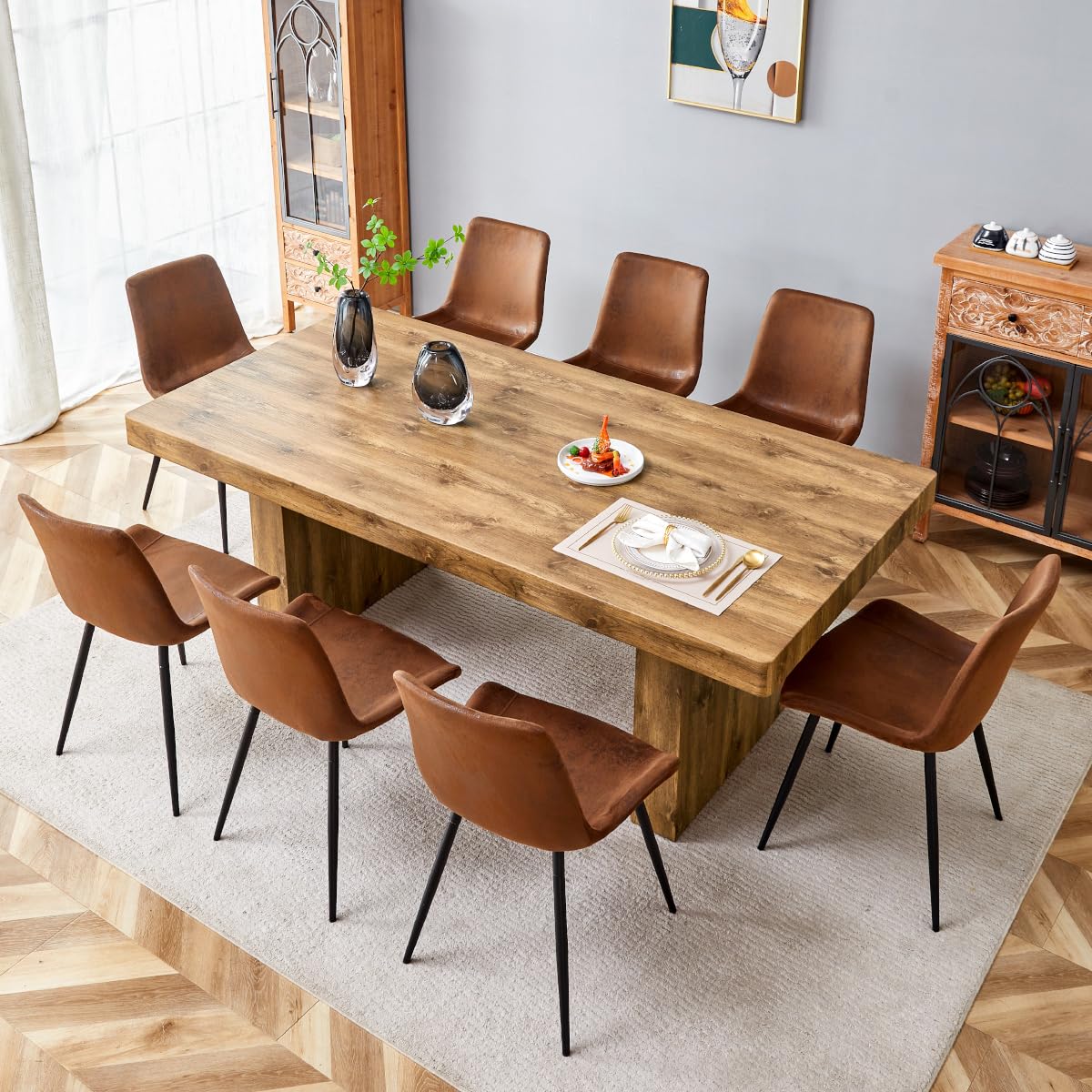 gopop 79 Solid Wood Dining Set