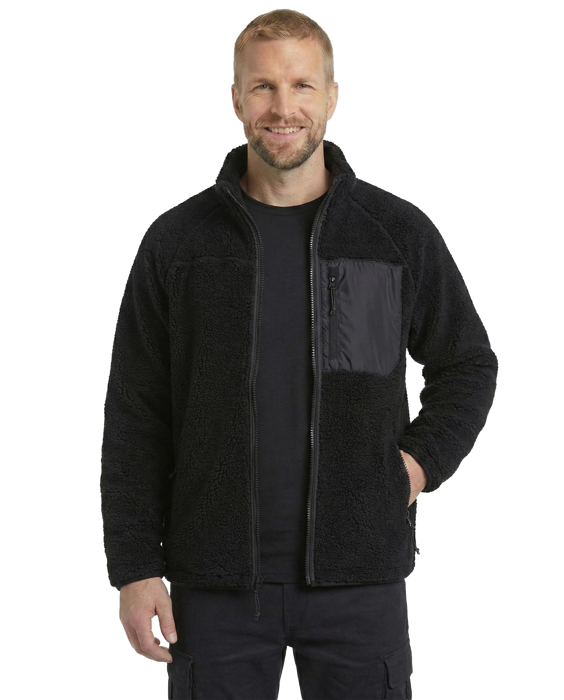 Brandit Herren Teddyfleece Jacket 15y Jacke