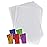 Purple Q Crafts Clear Plastic Cellophane Bags with 4 Colored Twist Ties for Gifts Party Favors (9x12 50 Pack)