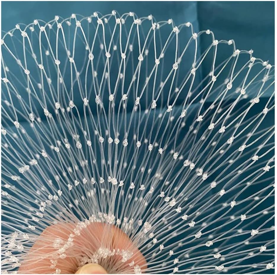 MAHFEI Wire Mesh, Garden Fence Mesh Protection Netting 2 X 2 Cm Large Bird Net for Balcony Plants, Blueberry Bushes and Chicken Coop Aviary Wire (Color : White, Size : 7x7m)