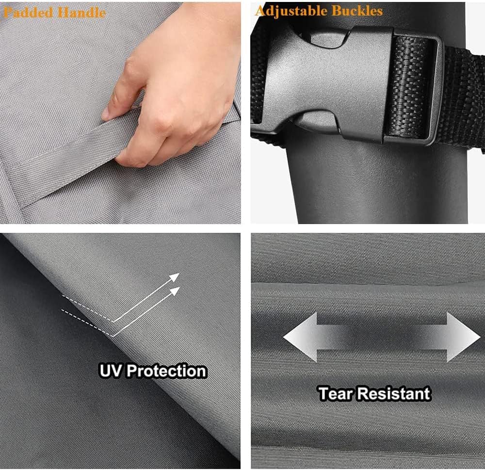 Prep Table Cover Compatible with 32in Keter Unity XL Portable Outdoor Prep Table/ Storage Cabinet Cover Heavy Duty Waterproof Grill Accessories Covers for Patio Kitchen Island Bar Cart, Gray