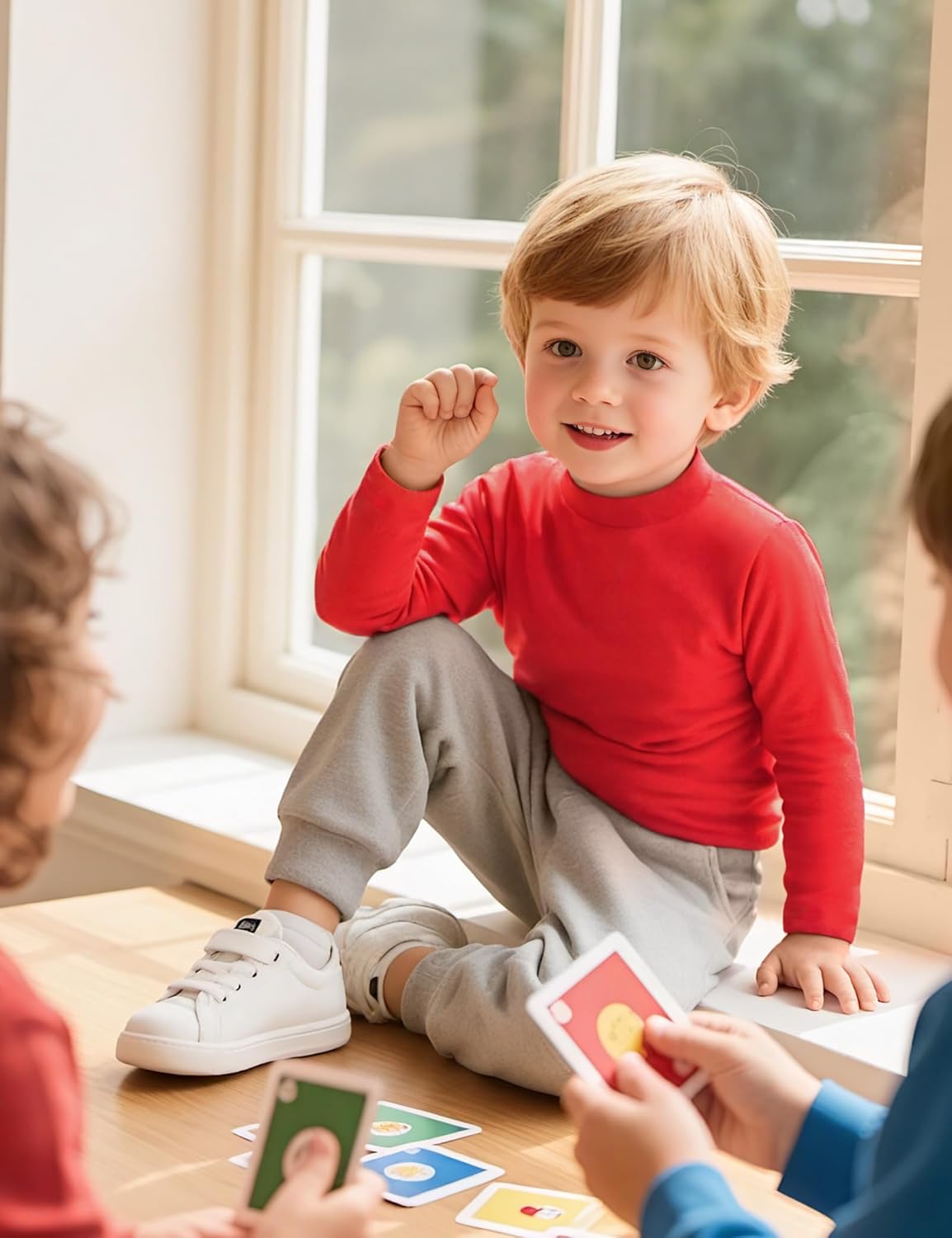 Toddler Boy Turtleneck T-Shirt Baby Boys Thermal Long Sleeve Shirt Cotton Tee Tops Size 18M-5T - Image 6