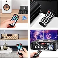 Vista 7 de Facmogu Amplificador de audio de reemplazo del mando a distancia, juego de accesorios de altavoces estéreo para el hogar