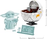 LEGO Star Wars 75403 Grogu with Hover Pram Building Toy Set, Collectible Character Figure for The Mandalorian TV Show Fans, Display Gift Idea for 10+ Year Old Boys & Girls - 7
