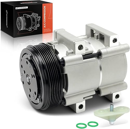 A-Premium Compresor de AC con embrague compatible con Ford Taurus 3.8L 1988-1991, Thunderbird 3.8L 1989-1997, Mercury Cougar 3.8L 1989-1997, Sable