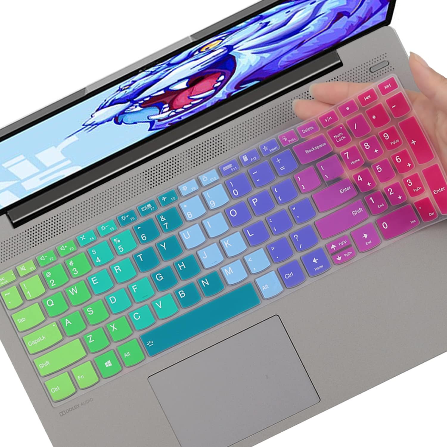 Funda de Teclado para Lenovo Yoga 7i 15.6 - Arcoíris