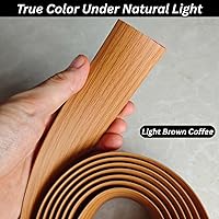 Vista 2 de Tira de transición de suelo, tiras de cubierta autoadhesivas, reparación de umbrales, suelos de vinilo, transiciones, tira divisora plana para suelo