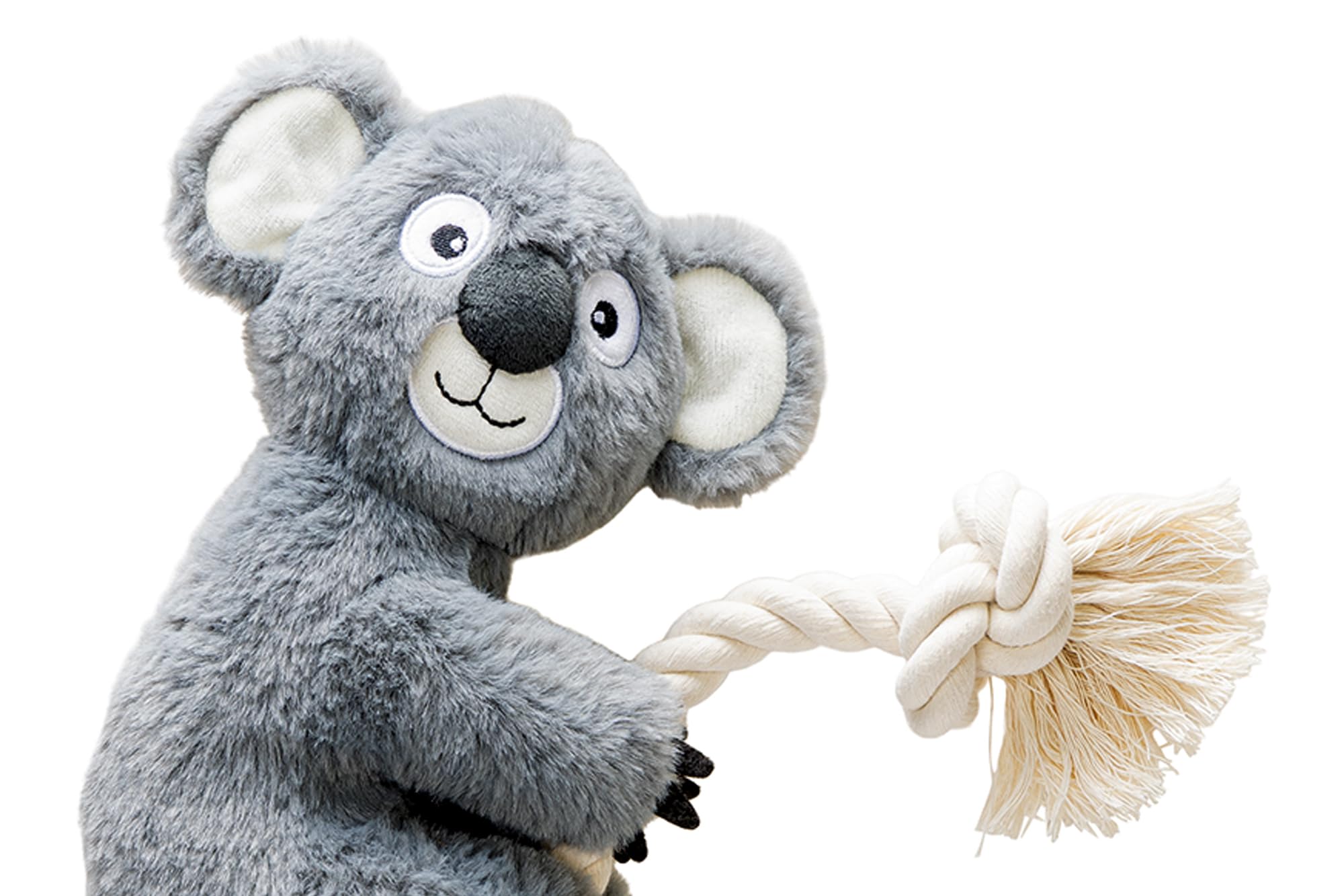 Karlie Kletter Koala Dog Toy, Plush, Grey, 40 x 18 cm, gray, 18 X 9 X 40 CM cm - Image 2