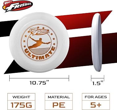 Frisbee Go Flying Disc, 9 Inch Lightweight Sports Disc for Beginners Outdoor Beach Backyard Lawn Park Camping Family Activity Game - 70g