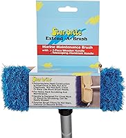 Vista 5 de Star brite Combo de cepillo y mango compacto, se extiende de 2 pies a 4 pies, fabricado en Estados Unidos