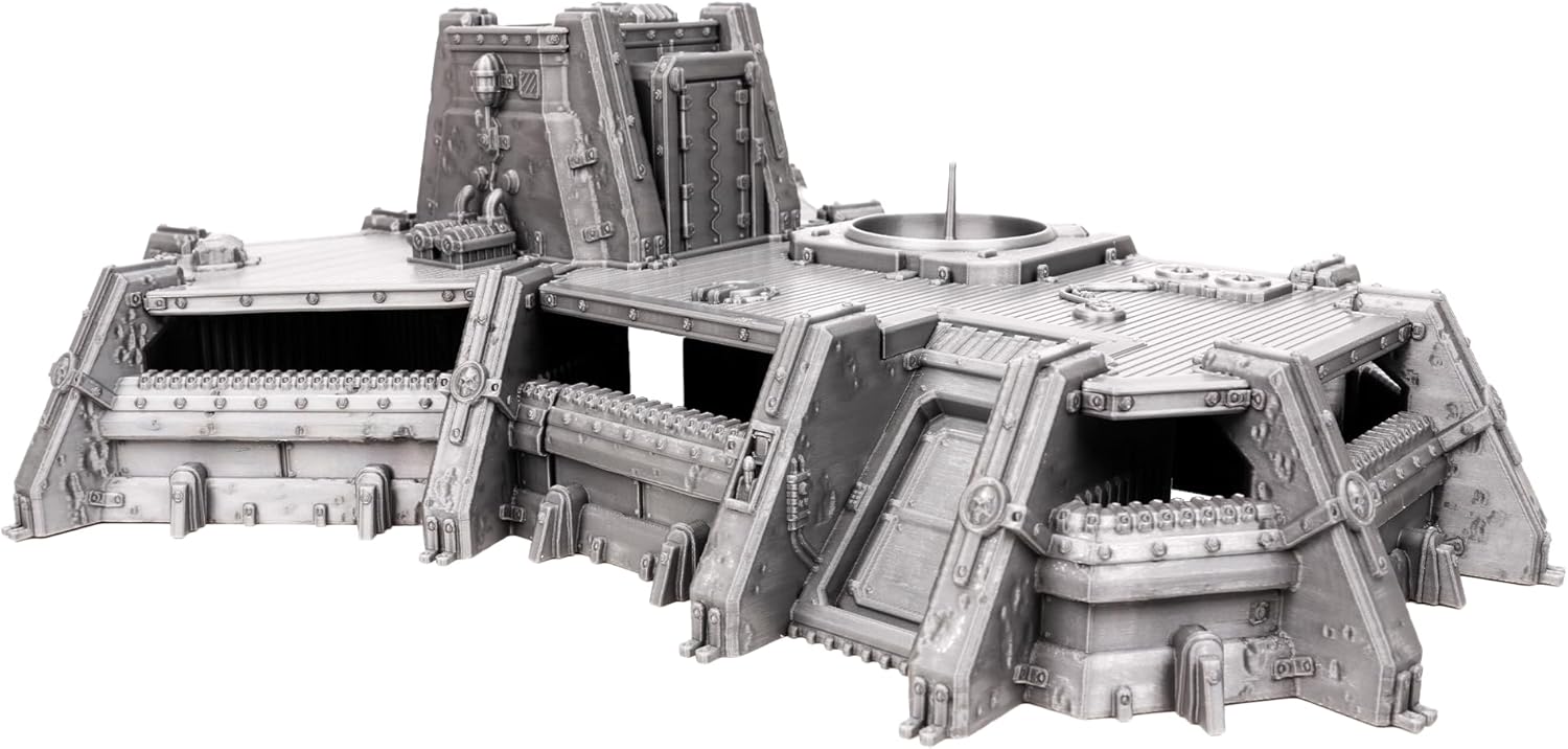 Tabletop Terrain Grimdark Field Command HQ by War Scenery for Wargames and RPGs 28mm 32mm Miniatures