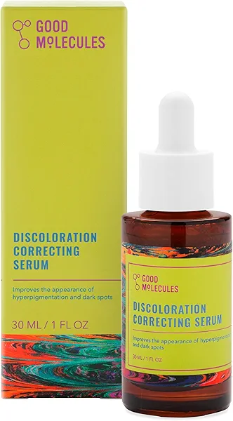 Good Molecules Discoloration Correcting Serum - Tranexamic Acid and Niacinamide Serum to Target Dark Spots and Hyperpigmentation - Skin Care for Face