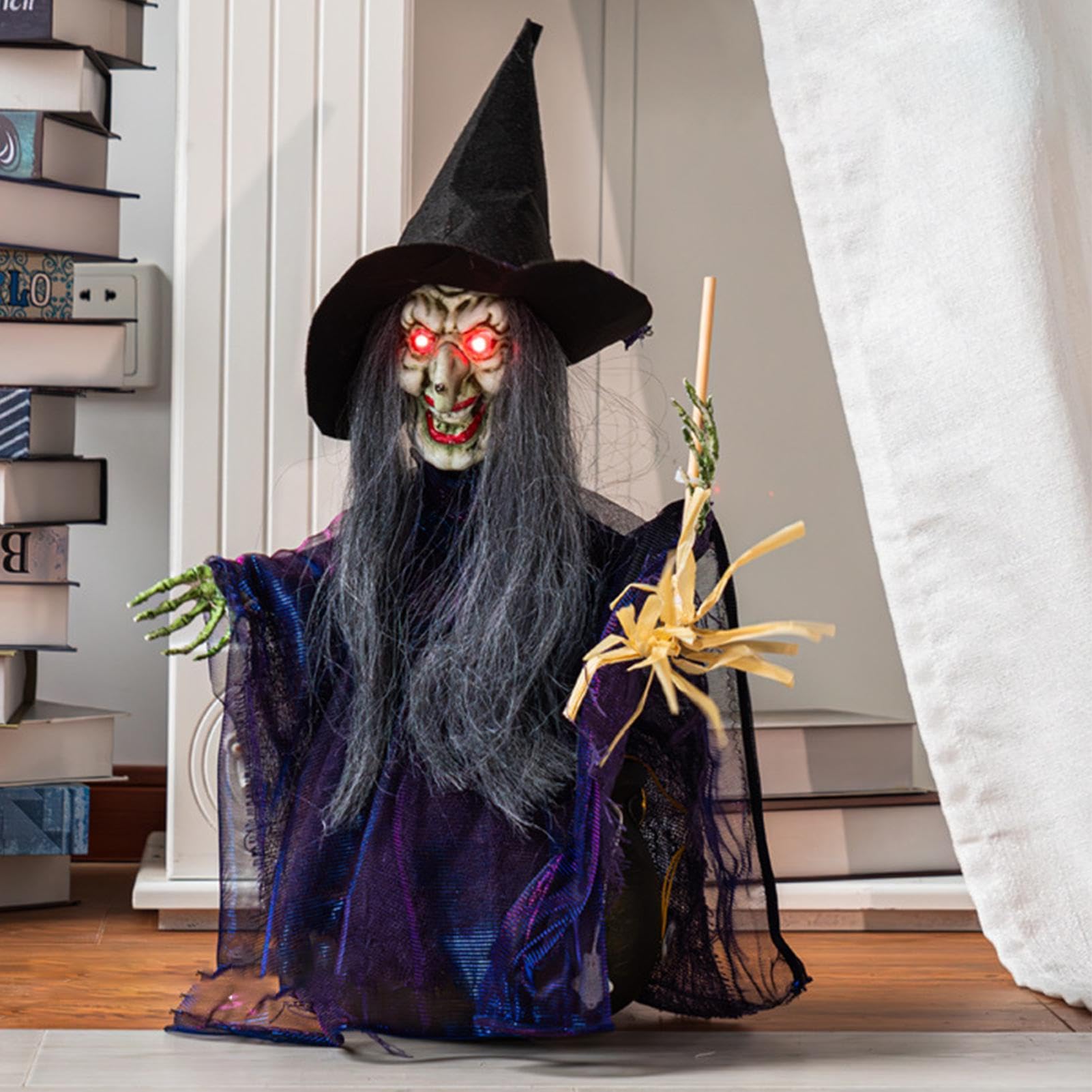 Decorazioni per streghe di Halloween all'aperto, Decorazioni per streghe